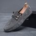 Men's Shoes new lazy soft sole one-step doudou shoes men's driving casual leather shoes_vogvips.com