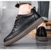 Invisible Heightening Shoes Men's Breathable British Style Soft Sole Inner Heightening Men's Shoes Sports And Leisure Board Shoes_vogvips.com