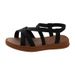 2025 Summer New Fashion Cross Elastic Strap Flat Soft Bottom Women's Sandals_vogvips.com