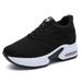 Women's Shoes With Inner Height Increase, Mesh Breathable Air-cushioned White Shoes_vogvips.com