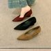 French-style High-heeled Niche Black Women's Shoes, 2026 Spring New Model, Wedge Heel, Elegant Socialite Pointed-toe_vogvips.com