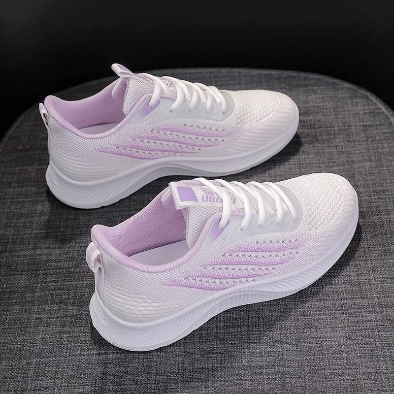 Women's Shoes Brand Fashion Hollow Mesh Shoes Summer New Breathable Lightweight Sports Shoes For Women Net Red All Match Ins Leisure_vogvips.com