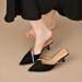 European And American Sexy, Fashionable, Elegant High-heeled San, 2026 Summer New With Chains, Versatile Women's_vogvips.com