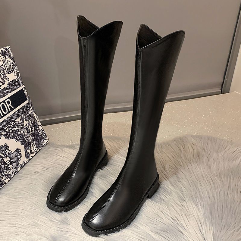 Western Cowboy For Women Over-the-Knee Long 2025 Autumn Winter New V-Cut Riding Slimming High Boots_vogvips.com