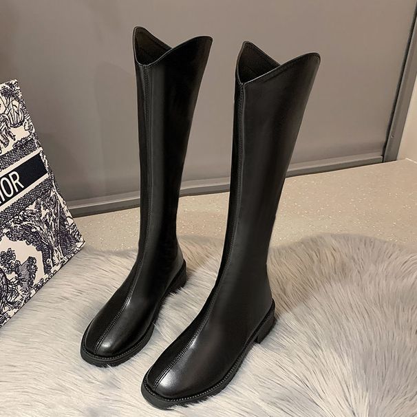 Western Cowboy For Women Over-the-Knee Long 2025 Autumn Winter New V-Cut Riding Slimming High Boots_vogvips.com