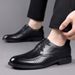 Summer Breathable Shoes, Business Formal Sandals, Perforated Leather Top Layer, Cowhide Casual Men's Shoes_vogvips.com
