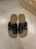 Roman For Women, Flat Outdoor Slippers, 2025 Spring/Summer New Square Toe Slip-On Beach Sandals_vogvips.com