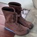 Women Boxing Boots 2025 Winter New Genuine Leather Round Toe Color Block Stretch Slim Short Height Increasing Slimming Boxing Women's Boots_vogvips.com