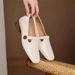 2025 Sprig Ad Autum New Retro Small Thick Heel Camellia Sigle Shoes Leather Soft Sole Shallow Mouth Loafers For_vogvips.com