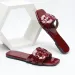 Design Slippers Cross Border New Women Flat Slippers Worn Outside Fashionable Woven Square Toe Rubber Sole Anti Slip One_vogvips.com
