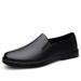 Men's Shoes Loafers Shallow Mouth Foot Cover Men's Casual Leather Shoes Men's Soft Sole Lazy_vogvips.com