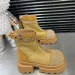 Women Fashion Boots:Thick Sole Increase Height Martin Boots Dia Design Winter,Black/Beige/Light Tan,Free Shipping_vogvips.com