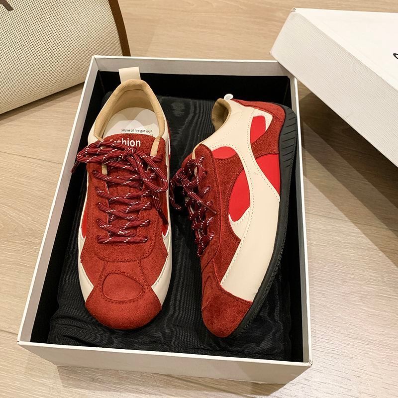 Trendy German-style Women's Sneakers 2025 New Model, Soft-soled Autumn Casual Versatile Sneakers, Sporty Retro High-end_vogvips.com