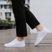 Summer Little White Board Leather Surface Anti Odor Breathable Trendy Versatile Suit Casual Shoes Men's 2025 Flat Bottom_vogvips.com