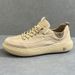 Summer New Breathable Ice Silk Cloth Thick Sole Lightweight Thin Casual Shoes Men's Slip-On Sneakers Versatile_vogvips.com