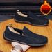SHLIANG Winter Men Casual Shoes Plush Warm Loafers Suede Brand Male Driving Shoes Light Comfort Slip-on Mens Lazy Shoes X0022_vogvips.com