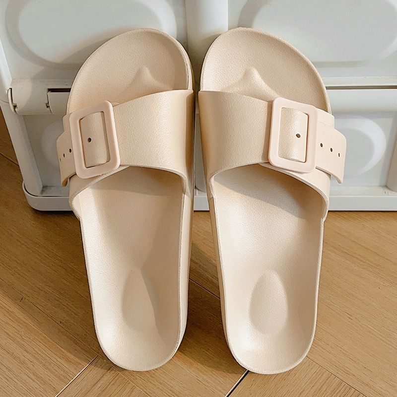 Summer Womens Adjustable Soft Slides Clogs Slipper Outdoor Indoor Flat EVA Slippers Lightweight_vogvips.com