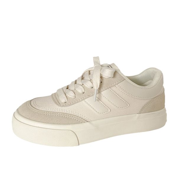 Retro American Hong Kong Thick Bottom Canvas Shoes Women's Casual Versatile Spring Autumn New Style Breathable Low Top_vogvips.com