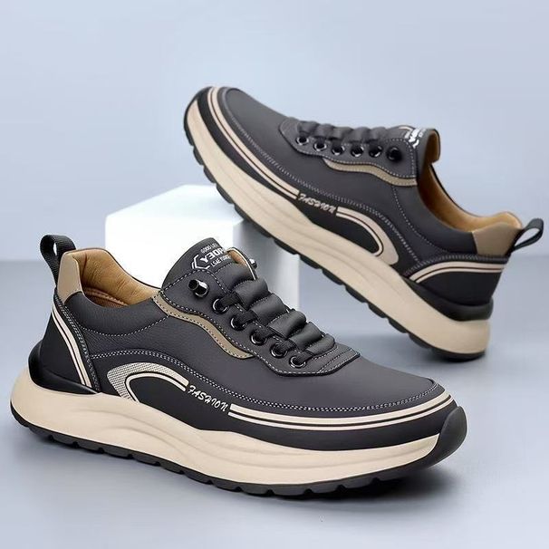 Lightweight Outdoor Casual Me's Seakers Fashioable Breathable Cavas Shoes Comfortable Slip-O Sports Footwear For_vogvips.com