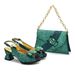 Evening women's shoes bag matching patchwork accessories decorative shoes bag matching_vogvips.com