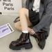 Black Thick-soled Slimming Sweet And Cool Martin 2023 New Versatile Chunky Heel Short Boots For Petite Women, Popular_vogvips.com