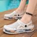 2025 Summer Autumn Men's Sandals Casual Large Garden Outdoor Slippers Breathable Hole Beach Shoes_vogvips.com