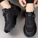 2025 New Outdoor Spring Summer Thick Sole Rotating Button Sneakers Men's Hiking Dad Casual Shoes_vogvips.com