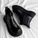 Thick-Soled British Martin For Women 2025 Autumn Winter New Fleece-Lined Casual Fashion Height-Increasing Short Boots_vogvips.com