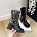 ~ Autumn Chunky Heel Square Toe Western Cowboy 2025 New Mid-Calf Suede Short Boots Fashion Versatile_vogvips.com