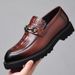 2025 Men's Party And Business Loafers, Thick-sole Men's Formal Thick-sole Shoes, Comfortable Slip-on Fashion Casual Shoes_vogvips.com