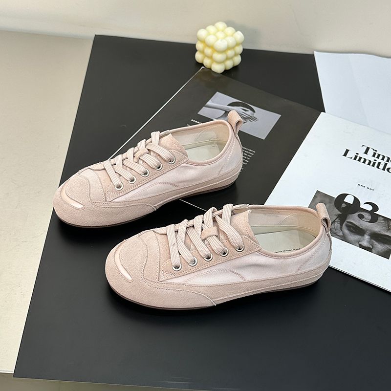 Lightweight And Breathable ~ Flat Thin Satin Cloth Training Shoes For Women 2025 Spring Summer Round Toe Cute Casual_vogvips.com