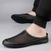 Mesh Fly-woven Men's Shoes Casual Shoes Half-drag Convenient Travel Shoes Dad Shoes Walking Shoes_vogvips.com