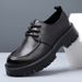 Spring Breathable 2025 New Trend Thick Sole Casual British Business Men's Large Shoes Genuine Leather_vogvips.com