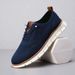 Euro Step New Lightweight Lace-up Breathable Walking Shoes Men's Large Size Non-slip Outdoor Casual_vogvips.com