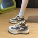 thick-soled White Shoes Female Students Height-increasing Sports Board Shoes Casual Shoes_vogvips.com