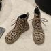 Cross-Border Plus Size Leopard Print Martin 2024 Autumn Winter New European And American Style Mid-Calf Cotton Snow_vogvips.com