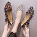 Cross-border Spring Summer New Small Style Shallow Mouth Foreign Trade Large Size Women's Shoes Fabric Slip-on_vogvips.com