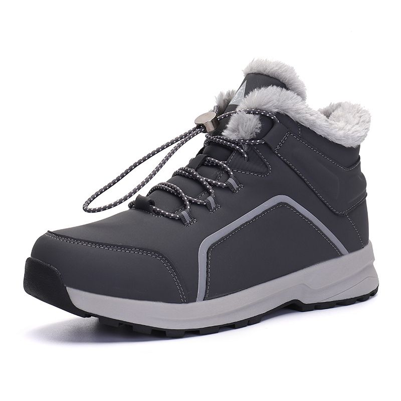 Men's And Women's Snow Boots, Walking Shoes, Warm And Thick Velvet Men's Shoes, Outdoor Cotton Shoes, Dad Shoes, Mom Shoes_vogvips.com