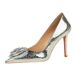 1983-H56 Banquet Women's Shallow Mouth Sharp Head Wind Metal Stone Pattern Flower Ultra High Heels Single Shoes_vogvips.com