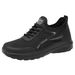 2026 New Black Summer Running Flyknit Mesh Men's Shoes, Breathable, Ultra-Light, Soft Sole, Non-Slip Sports Casual Shoes_vogvips.com