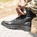 European Warm Series High-top Training Military Side Zipper Combat Men's Ultra-light Outdoor Tactical Boots Casual Hiking Shoes_vogvips.com