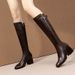 Chunky Square Toe 2024 New Heel High Versatile Slimming Over-the-Knee Boots_vogvips.com