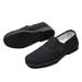 Euro Step 87 Low-top Cloth Men's Black Safety Hotel Wear-resistant Work Shoes Beijing Loafers_vogvips.com