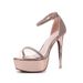 Women's Single-strap Sandals 2026 Summer New European And American Style Open-toe Ultra-high Thin Heel Women's Shoes_vogvips.com