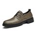 Leather Men's Shoes Pattern Shoes Men's Tide Low-top Style Soft-soled Casual Tooling Shoes Men_vogvips.com