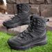 Men's Outdoor Climbing Shoes Hiking Boots Anti-slip Wear-resistant Waterproof Breathable Sports Large Size Tactical Boots_vogvips.com