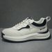 Autumn Winter 2024 New Genuine Leather Breathable White Men's Thick Ultra-Light Soft Sole Sports Casual Shoes_vogvips.com