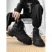 European Warm Series Martin High Top M's Winter Thick Sole Height Increasing Outdoor Travel Work Camping Mid-Top Hiking Shoes Short Boots_vogvips.com