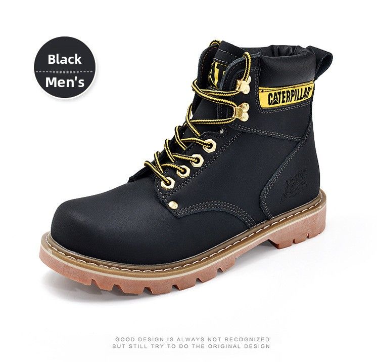 Large Size Couple Leather Outdoor Casual Thick-soled Tooling Martin Boots Are Hot-selling._vogvips.com
