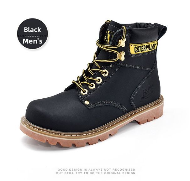 Large Size Couple Leather Outdoor Casual Thick-soled Tooling Martin Boots Are Hot-selling._vogvips.com